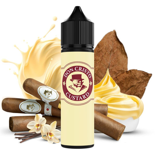 Don Cristo Custard Flavour Shot 10/60ml – Πούρο Montecristo & Γλυκιά Κρέμα Βανίλιας