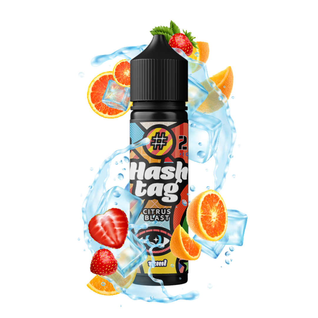 HASHTAG CITRUS BLAST ICE 12/60 ML - Let's Vape 