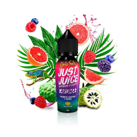 Just Juice Cherimoya Grapefruit & Berries Flavor Shot 60ml - Let's Vape 