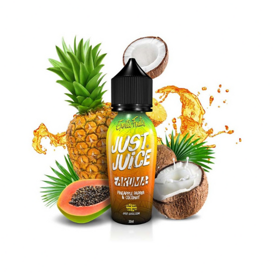 Just Juice Pineapple Papaya & Coconut Flavor Shot 60ml - Let's Vape 