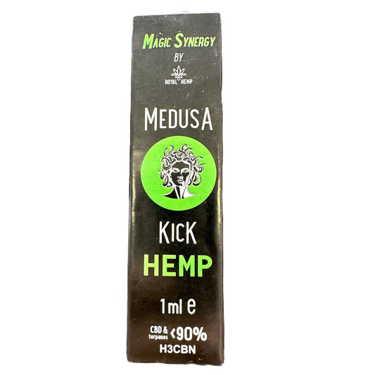 MEDUSA H3CBN Disposable Vape 1ml – Kick Natural Hemp - Let's Vape 