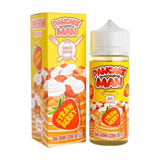 Pancake Man Strawberry 120ML - Let's Vape 