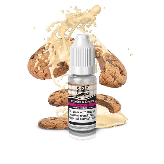 S-Elf Juice Pud Puds Cookies and Cream 10ml - Let's Vape 