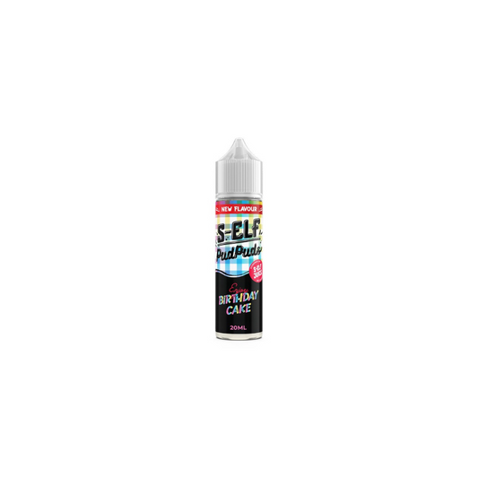 S-Elf Juice Pud Puds Birthday Cake Flavor Shot 60ml - Let's Vape 
