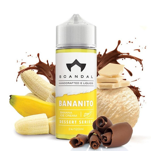 Scandal Bananito flavor shot 120ml - Let's Vape 
