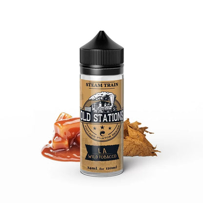 Steam Train Old Stations LA Wild Tobacco - Let's Vape 