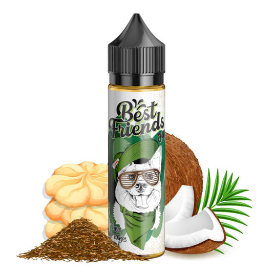 Best Friends Jeff Flavour Shot 20/60ml – Καπνός με Μπισκότο Βουτύρου & Καρύδα