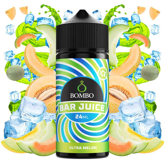 Bombo Bar Juice Ultra Melon Flavorshot 24/120ml – Υπέροχο Γλυκό Πεπόνι με Πάγο, Ultra Έντονη Γεύση