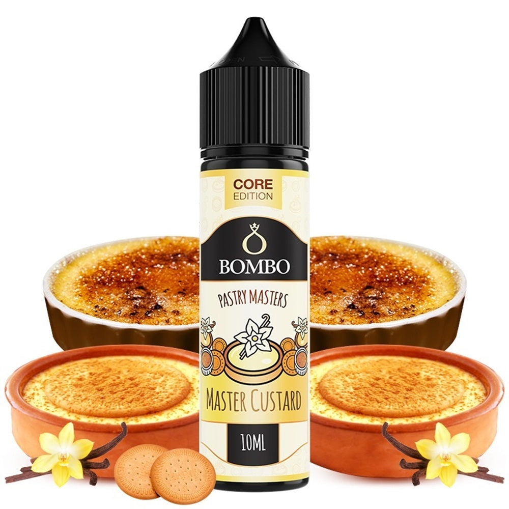 Bombo Pastry Masters Master Custard Flavor Shot 10/60ml & 20/120ml