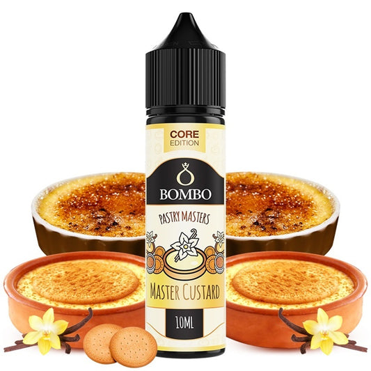 Bombo Pastry Masters Master Custard Flavor Shot 10/60ml & 20/120ml