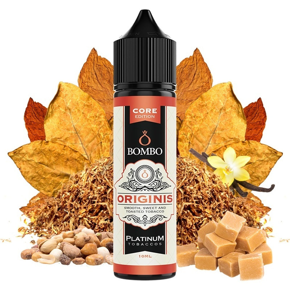 Bombo Platinum Tobaccos Originis Flavor Shot 10/60ml & 20/120ml
