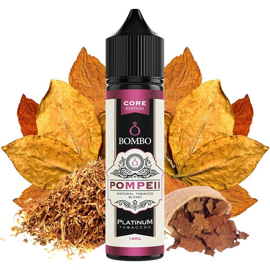 Bombo Platinum Tobaccos Pompeii Flavor Shot 10/60ml & 20/120ml