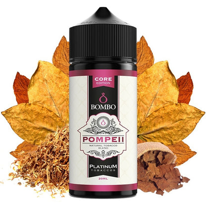 Bombo Platinum Tobaccos Pompeii Flavor Shot 10/60ml & 20/120ml