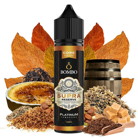 Bombo Platinum Tobaccos Supra Reserve Flavor Shot 10/60ml & 20/120ml