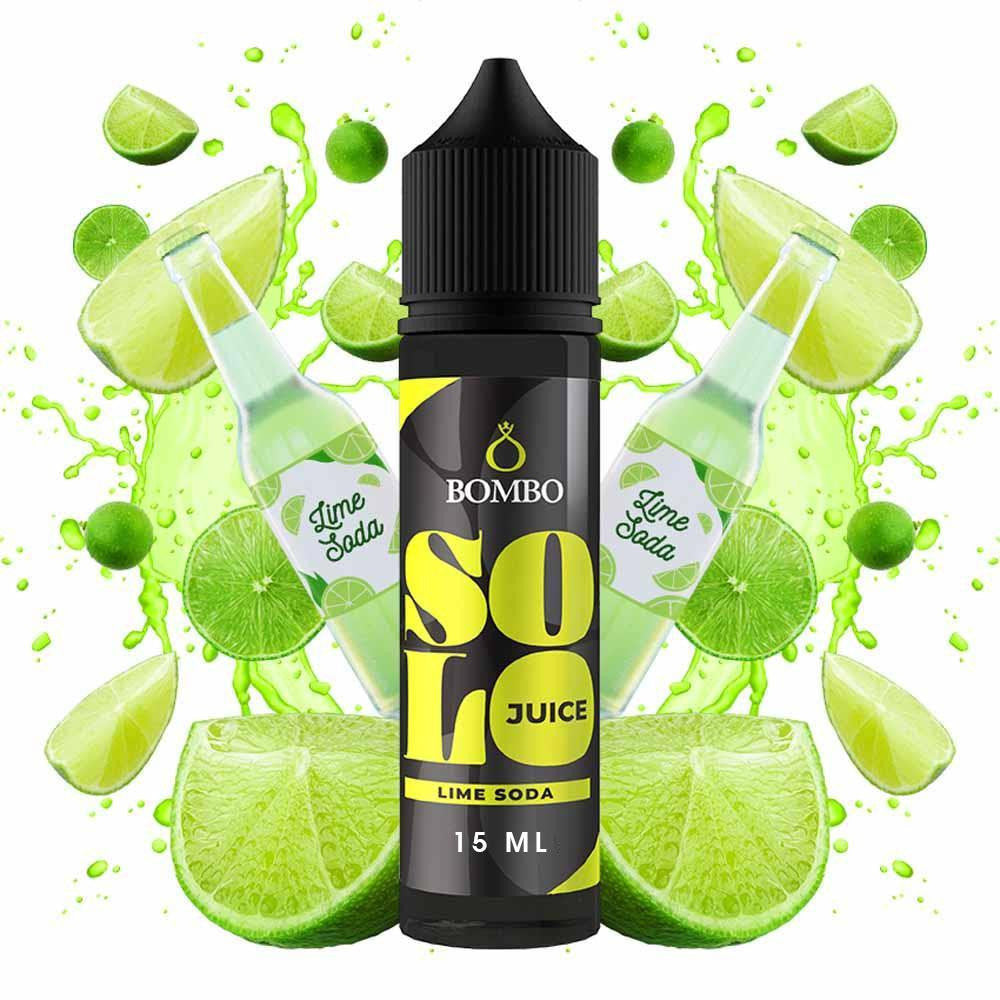 Bombo Solo Juice Lime Soda Flavour Shot 15/60ml – Δροσερή Lime Soda με Ελαφριά Ψύξη