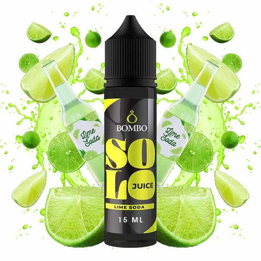 Bombo Solo Juice Lime Soda Flavour Shot 15/60ml – Δροσερή Lime Soda με Ελαφριά Ψύξη