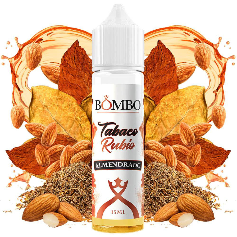 Bombo Tabaco Rubio Almendrado Flavorshot 15/60ml – Καπνός Tabaco Rubio & Αμύγδαλο