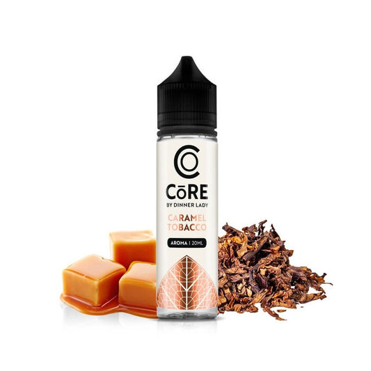 Dinner Lady Core Caramel Tobacco Flavour Shot 60ml - Let's Vape 