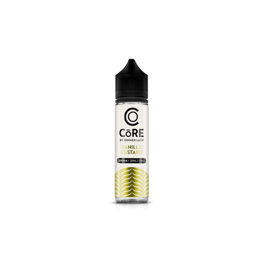Dinner Lady Core Flavor Shot Vanilla Custard 20/60ml - Let's Vape 