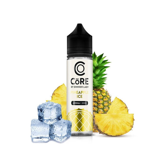 Dinner Lady Core Pineapple Ice Flavour Shot 60ml - Let's Vape 