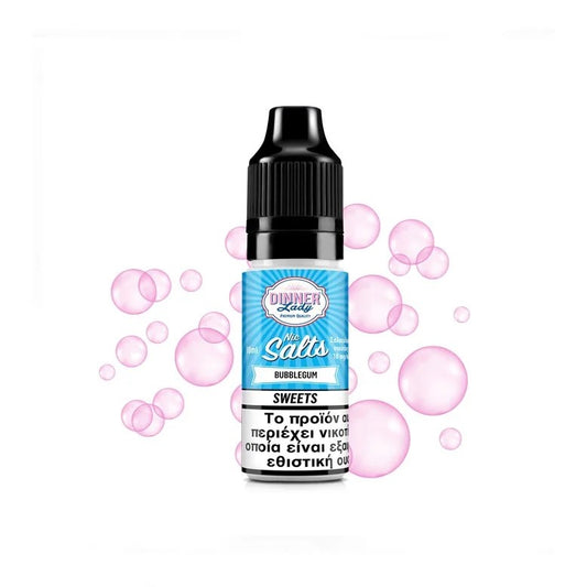 Dinner Lady Salt Bubblegum 10ml - Let's Vape 