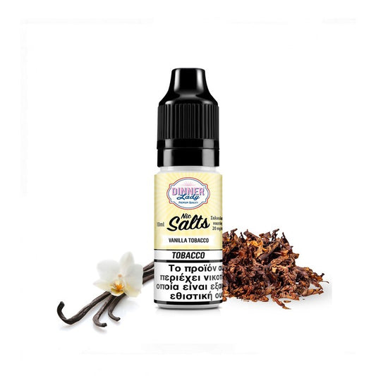 Dinner Lady Salt Vanilla Tobacco 10ml - Let's Vape 