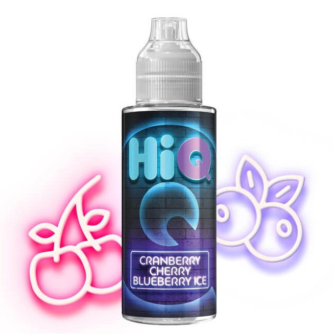 HiQ Cranberry Cherry Blueberry Ice Flavour Shot 20/120ml – Μούρα, Κεράσι & Παγωμένη Δροσιά