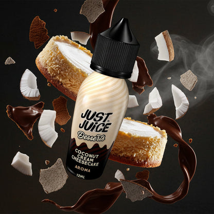 Just Juice Desserts Coconut Cream Cheesecake Flavour Shot 15/60ml – Καρύδα & Cheesecake Κρέμας