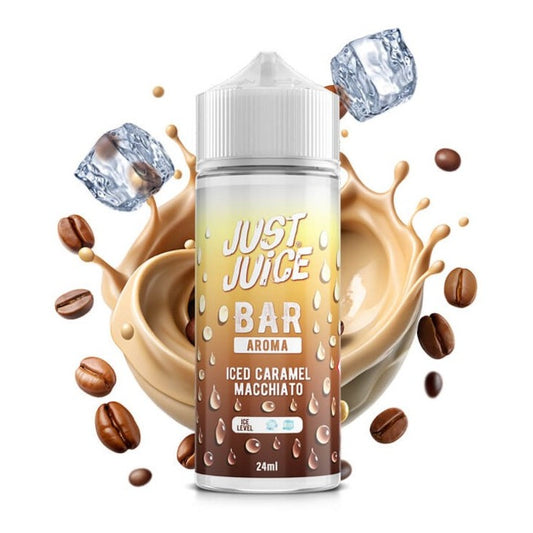Just Juice Iced Caramel Macchiato Flavour Shot 24/120ml – Παγωμένος Espresso & Βελούδινη Καραμέλα
