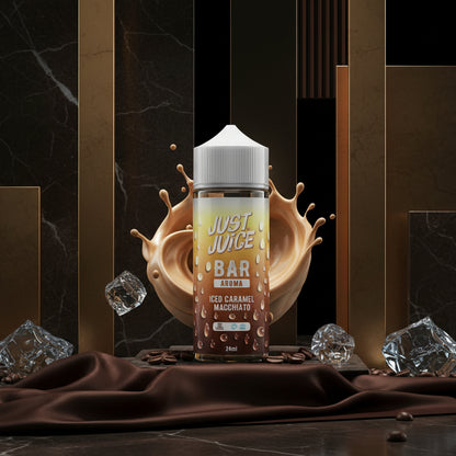 Just Juice Iced Caramel Macchiato Flavour Shot 24/120ml – Παγωμένος Espresso & Βελούδινη Καραμέλα