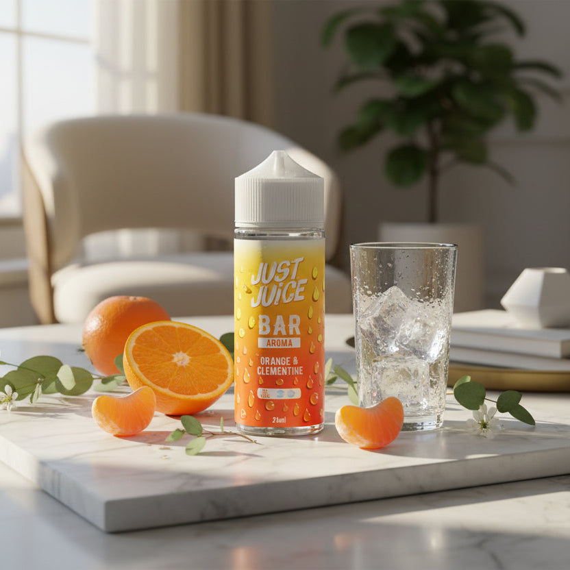 Just Juice Orange and Clementine Flavour Shot 24/120ml – Πορτοκάλι & Μανταρίνι Clementine