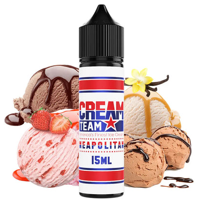 Kings Crest Cream Team Neapolitan Flavour Shot 15/60ml