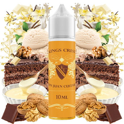 Kings Crest Don Juan Custard Flavour Shot 10/60ml