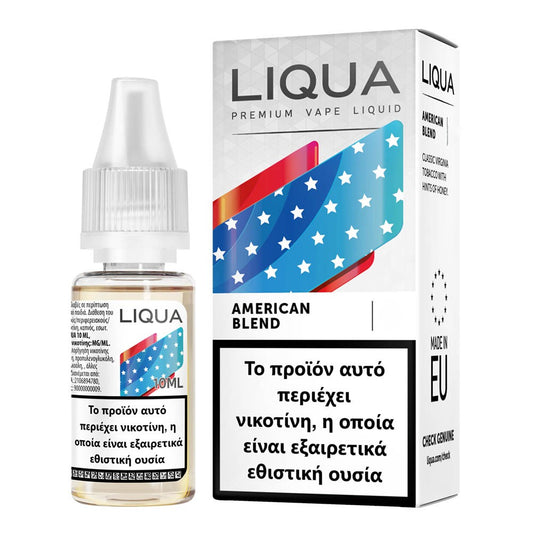 Liqua - American Blend (10ml) Έτοιμο Υγρό Αναπλήρωσης