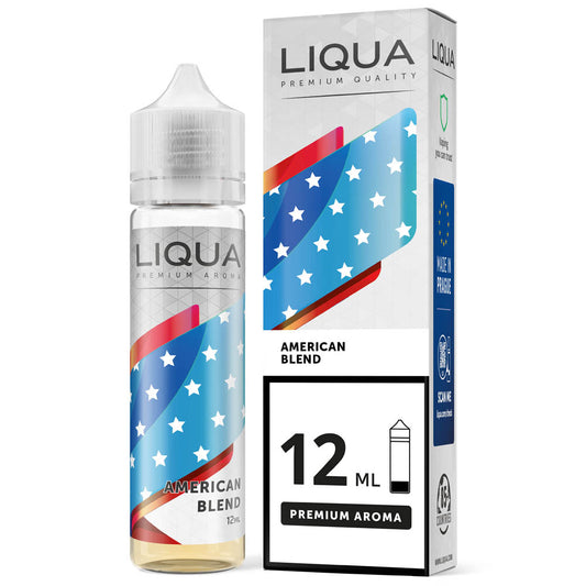 Liqua American Blend 12ml/60ml Flavorshot | Αυθεντική Καπνική Γεύση