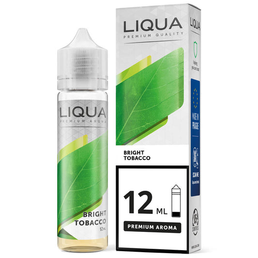 Liqua Bright Tobacco 12ml/60ml Flavorshot | Ελαφριά Καπνική Εμπειρία