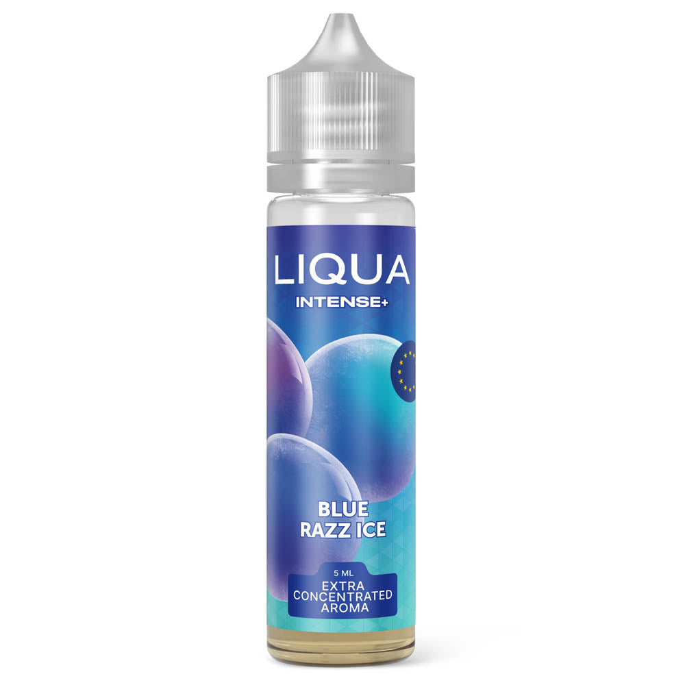 Liqua Intense Plus Blue Razz Ice Flavor Shot 5/60ml