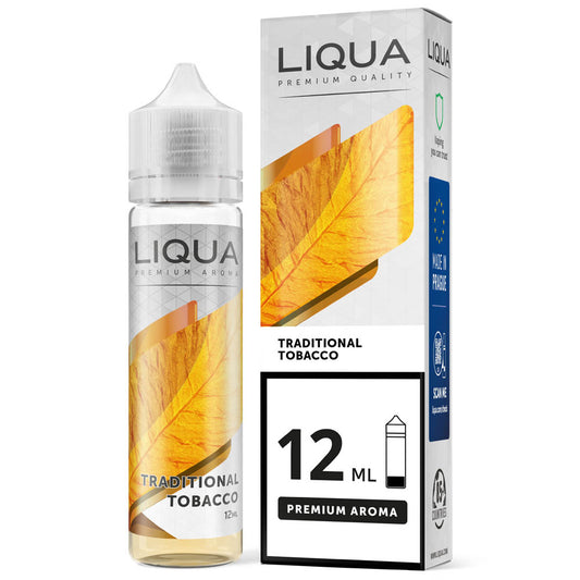 Liqua Traditional Tobacco 12ml/60ml Flavorshot | Έντονη Καπνική Γεύση