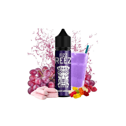 Mad Juice Fizz Freeze Flavor Shot Grape Gum Rain 60ml - Let's Vape 