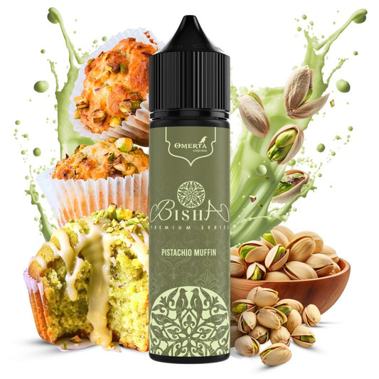 Omerta Bisha - Pistachio Muffin (10ml/60ml) Flavor Shot