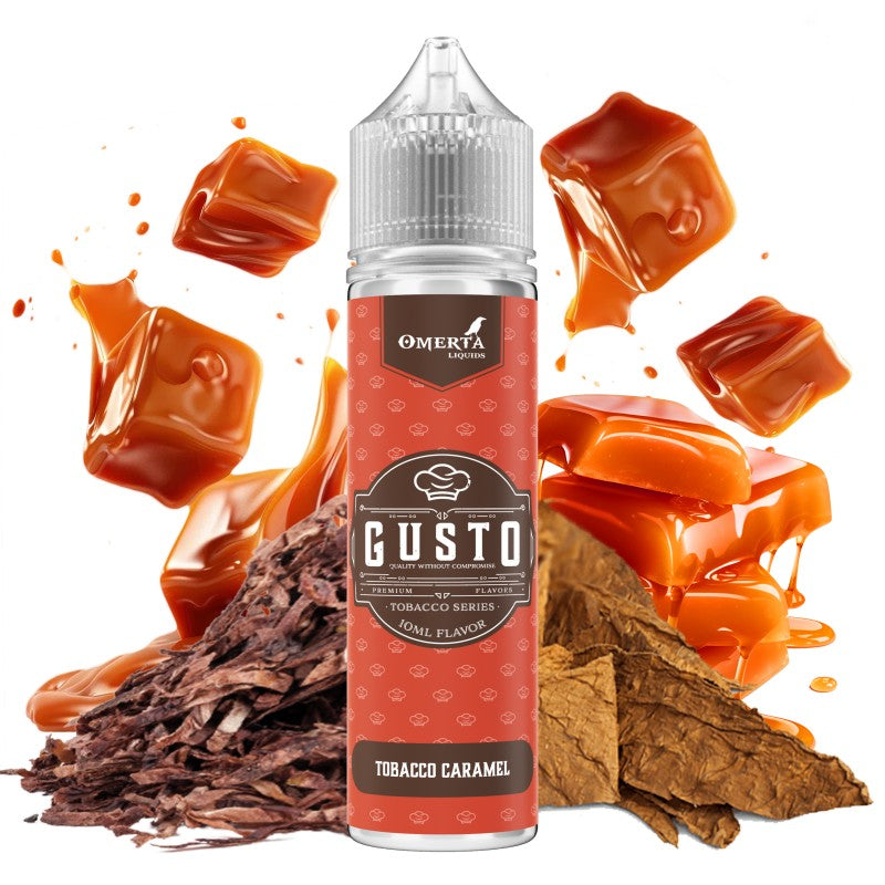 Omerta Gusto - Tobacco Caramel (10ml/60ml) Flavor Shot