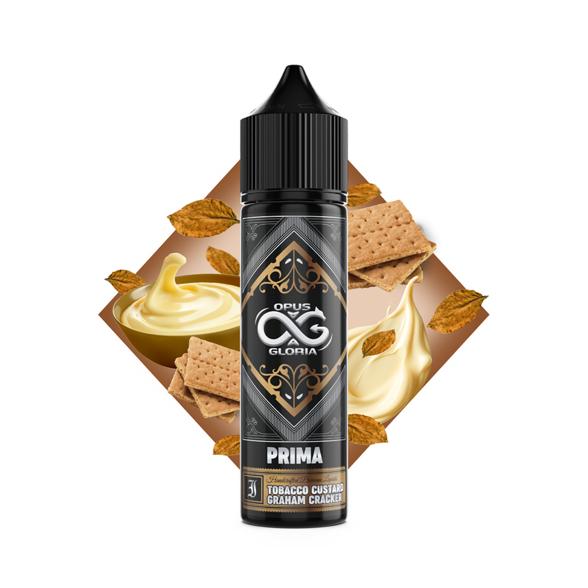 Prima Tobacco Custard Graham Cracer 20ml/60ml - Let's Vape 
