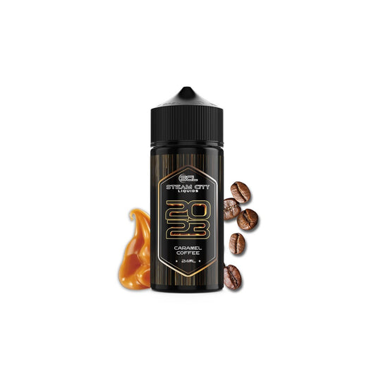 Steam City 2023 Caramel Coffee Flavor shot 24/120ml - Let's Vape 