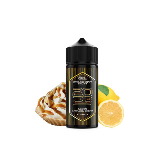Steam City 2023 Lemon Caramel Cream Flavor shot 24/120ml - Let's Vape 