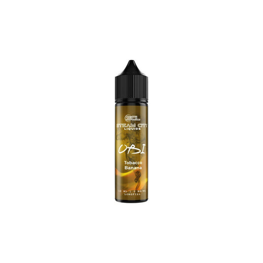 Steam City OBI Tobacco Banana Flavor Shot 60ml - Let's Vape 
