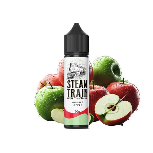 Steam Train Disposable Edition Double Apple Flavour Shot 20/60ml – Διπλή Γεύση Μήλου