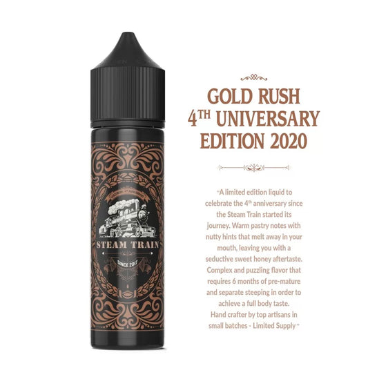 Steam Train Gold Rush Επετειακή έκδοση 2020 20ml/60ml - Let's Vape 