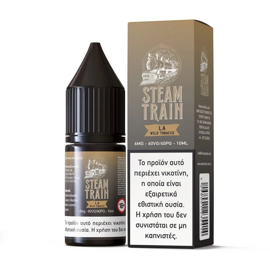 Steam Train LA Wild Tobacco 10ml - Let's Vape 