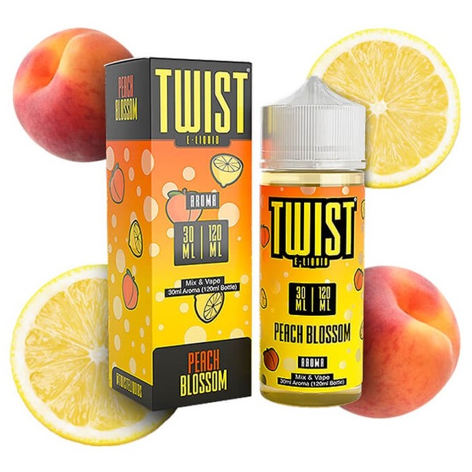Twist Peach Blossom Flavour Shot 30/120ml – Ροδάκινο & Δροσερή Λεμονάδα