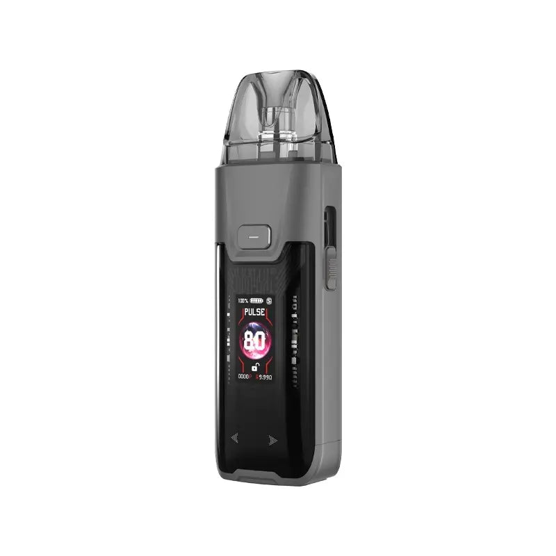 Vaporesso Luxe XR Max 2 Pod Kit 3200mAh 80W 5ml Grey Leather σε λευκό φόντο